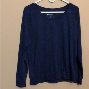 Ideology long sleeve navy blue size small